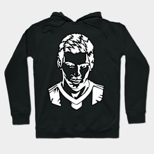 Lionel Messi Line Art Hoodie